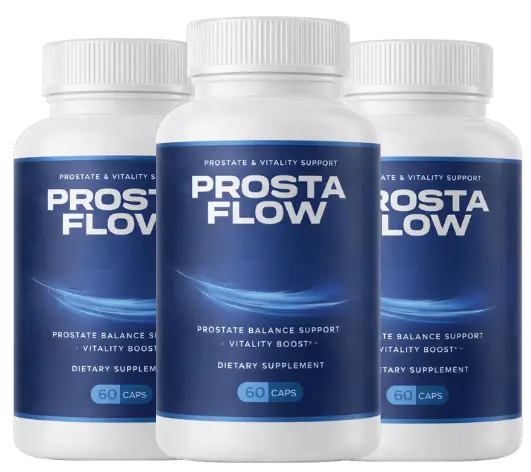 Prostaflow prostate support capsule bottles for urinary comfort